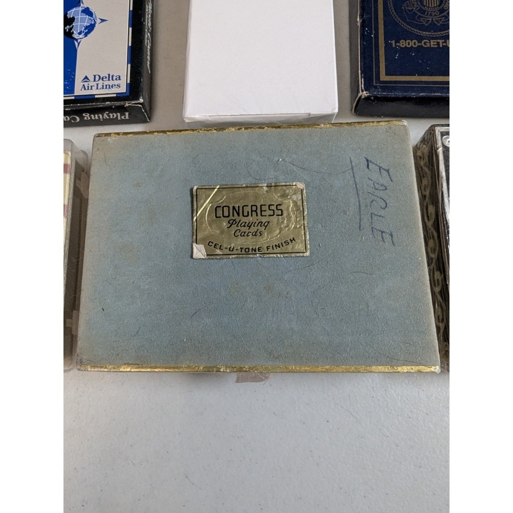 Vintage Playing Card Lot of 10 - Sealed Delta Airlines, Jack Daniels, Iraqi Most - Picture 9 of 15